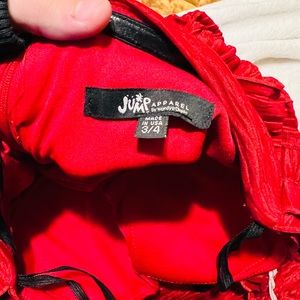 Cocktail halter dress - red